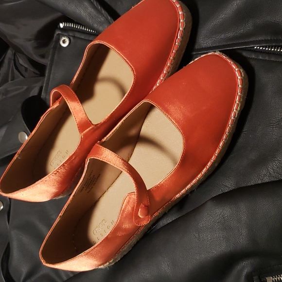 Satin Mary Jane Espadrilles Size 11 by ASOS Design NWOT - Picture 2 of 10